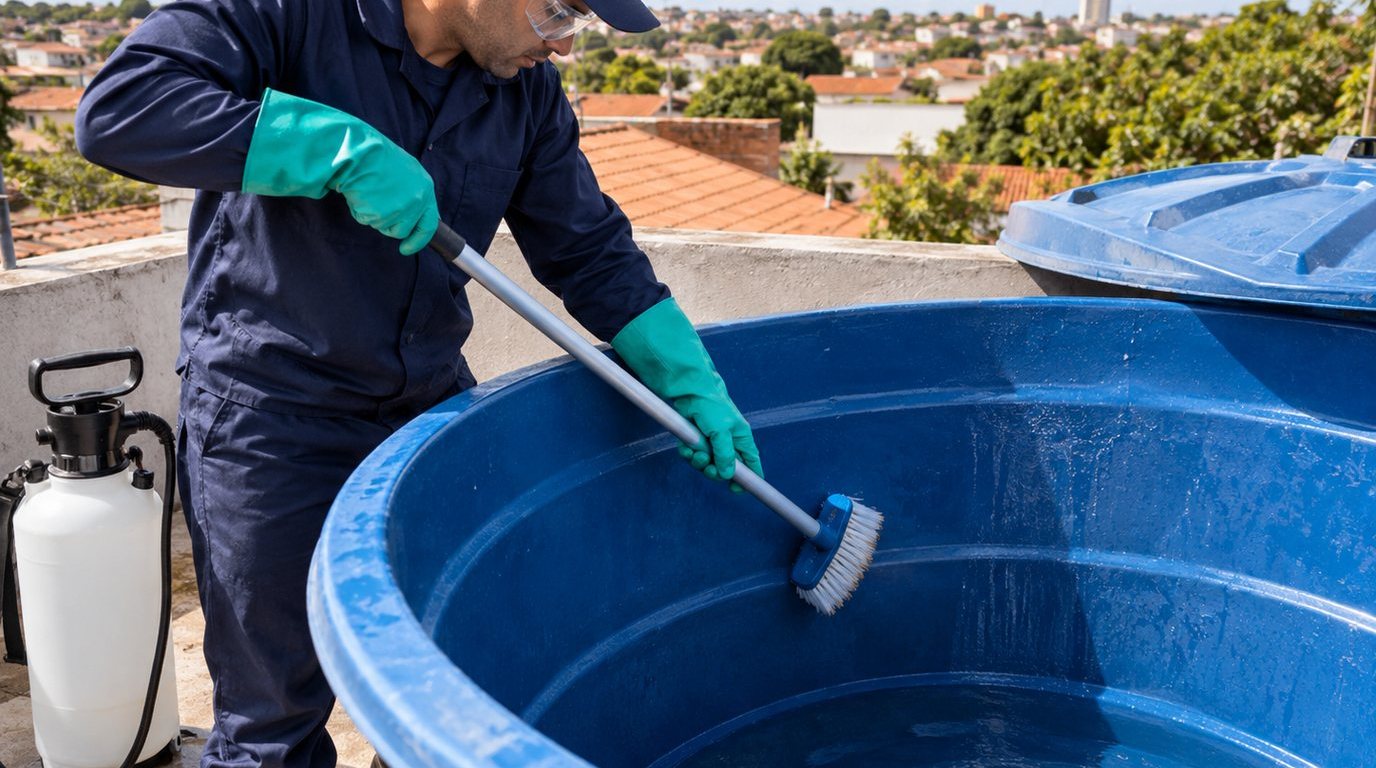 Higienização de Caixa d'Água em Campos dos Goytacazes‑RJ