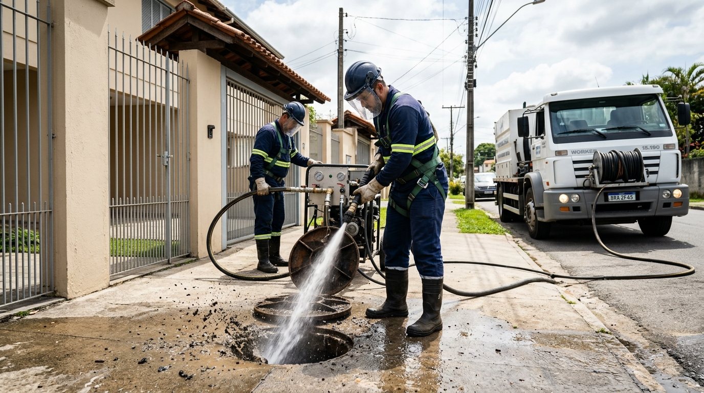 Detecção de Vazamento com Alta Pressão em Campos dos Goytacazes‑RJ